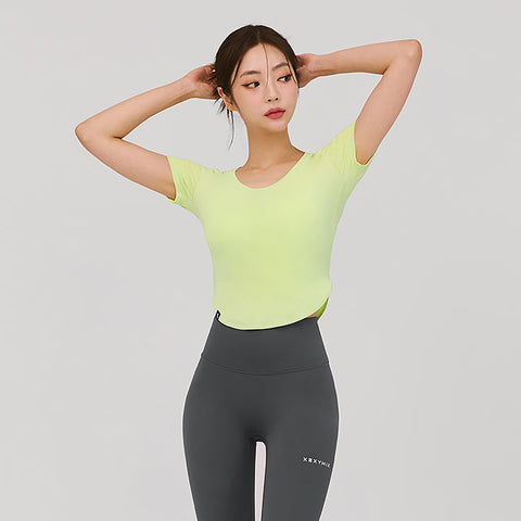 XELLA Light Round Cropped Top