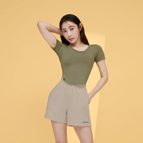 XELLA Light Round Cropped Top