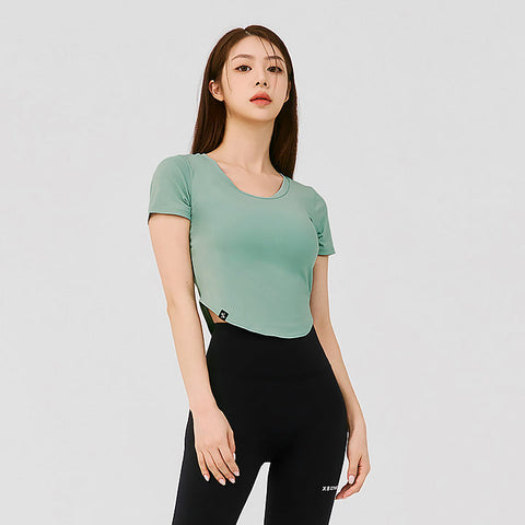 XELLA Light Round Cropped Top