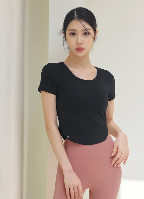 XELLA Light Round Cropped Top