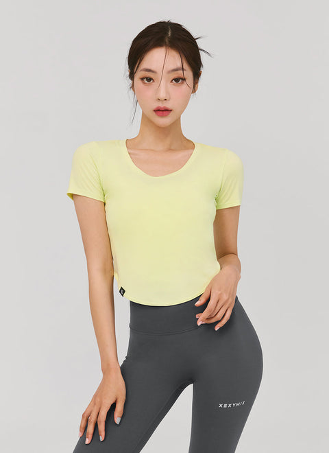 XELLA Light Round Cropped Top