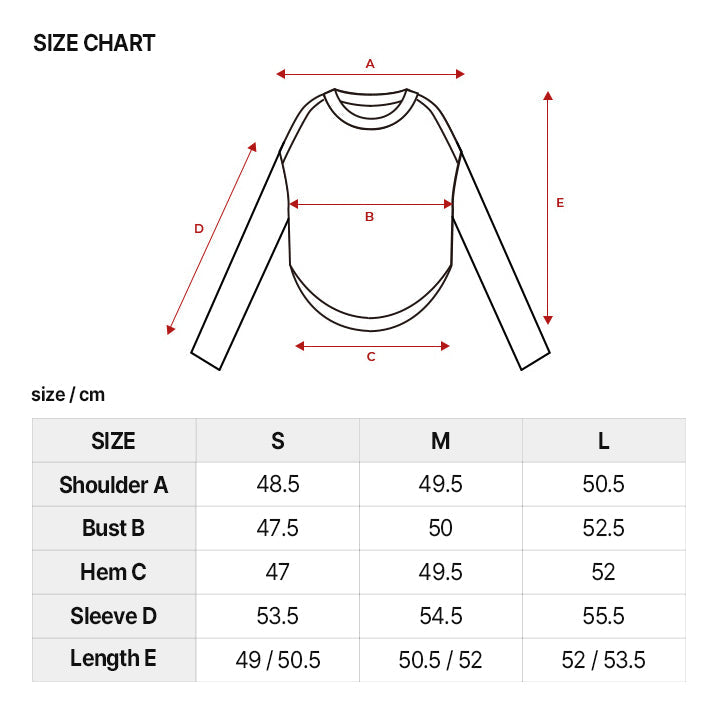 Easy Round Cropped Long Sleeve
