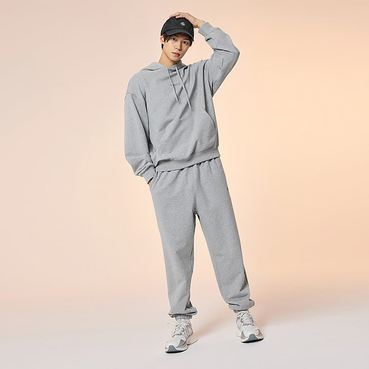 Small Letter Sweater Jogger Pants