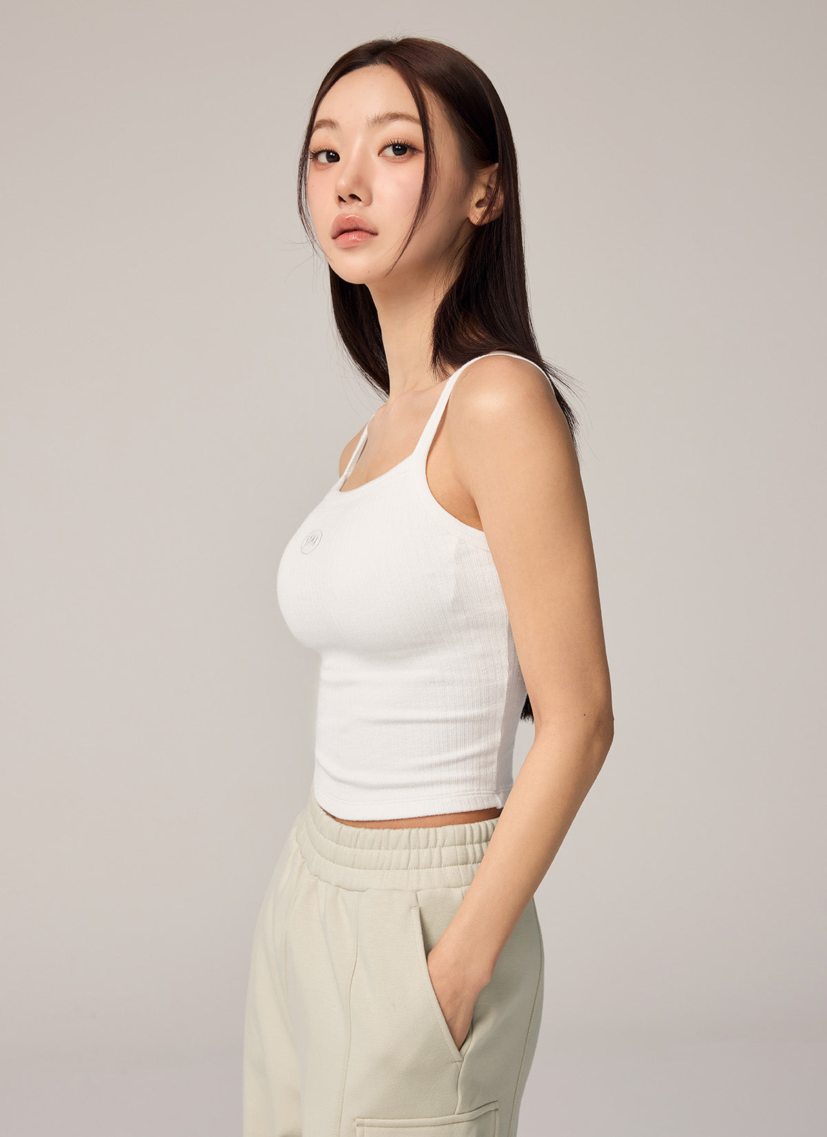Ribbed Tension In-pad Sleeveless