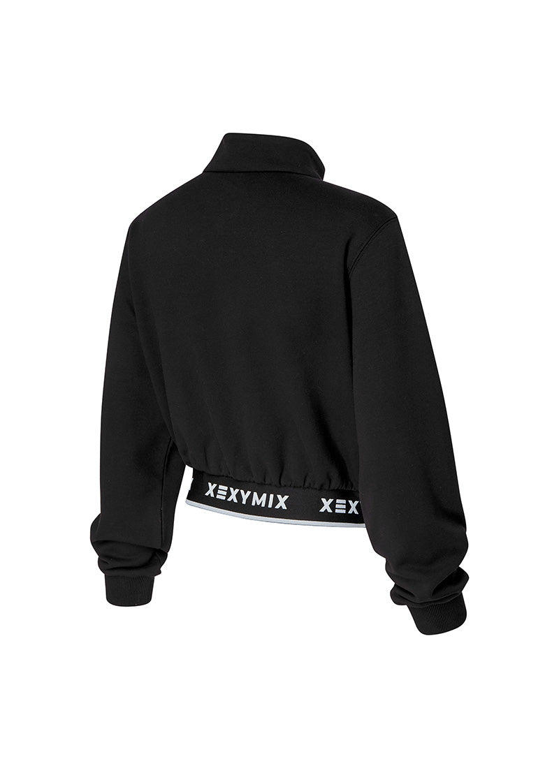 Logo Point Warm Crop Sweatshirt