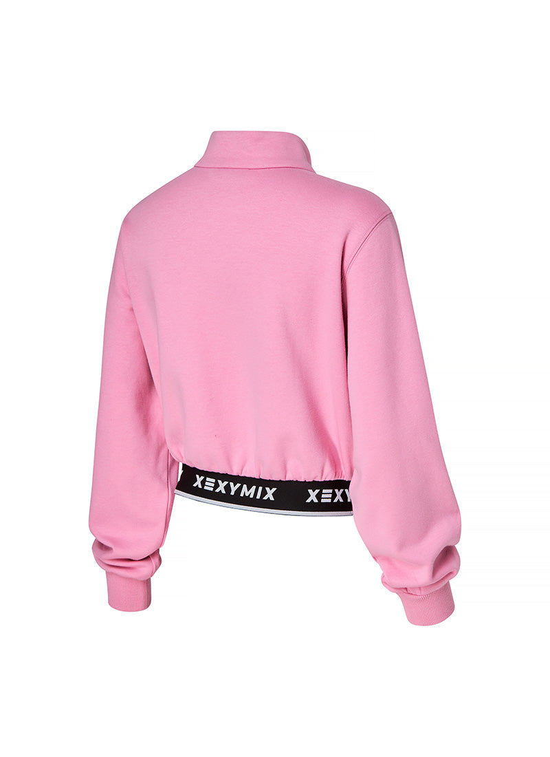 Logo Point Warm Crop Sweatshirt