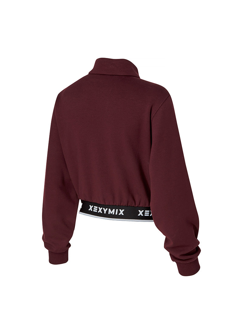 Logo Point Warm Crop Sweatshirt