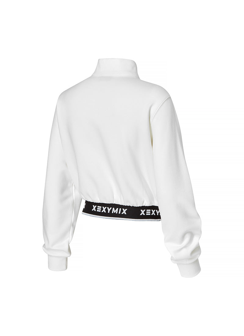 Logo Point Warm Crop Sweatshirt