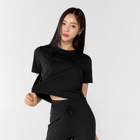 Basic Stretch Crop T-shirts