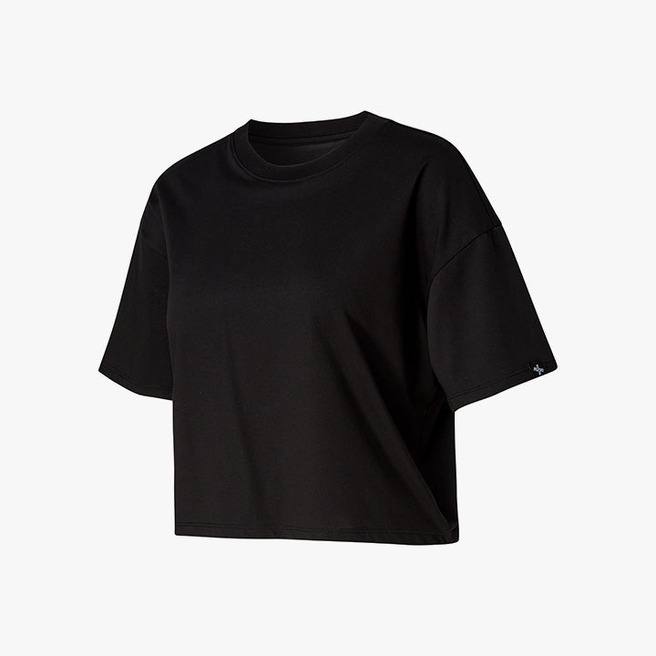 Cool Touch Basic Crop T-shirts