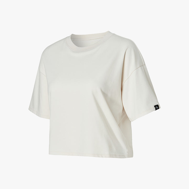 Cool Touch Basic Crop T-shirts