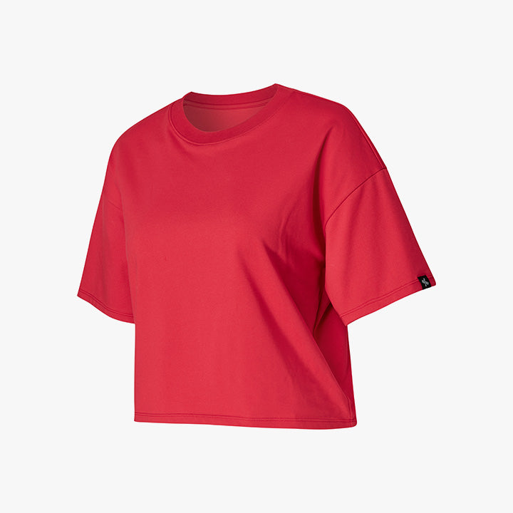 Cool Touch Basic Crop T-shirts