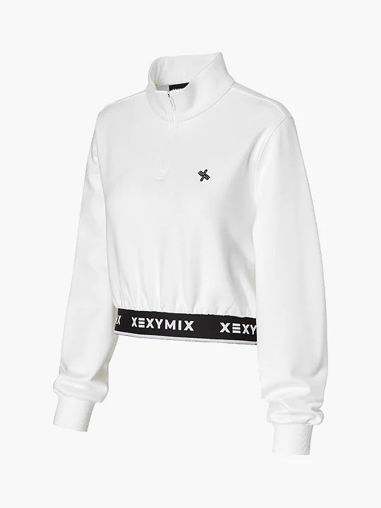 Logo Point Warm Crop Sweatshirt