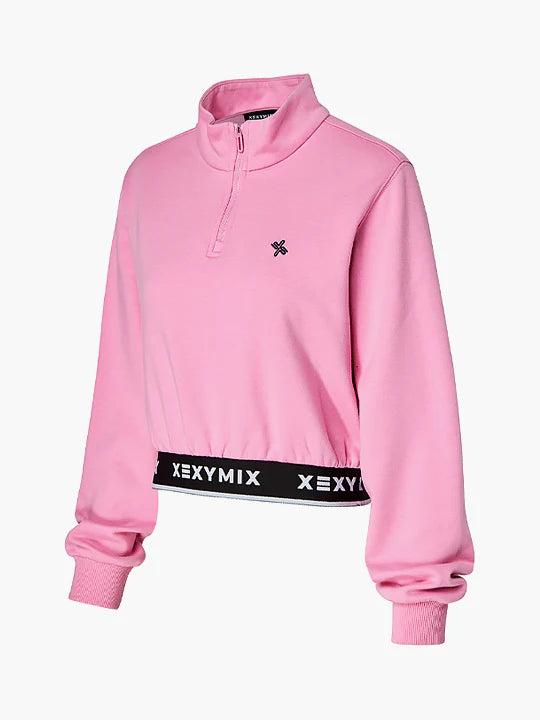 Logo Point Warm Crop Sweatshirt