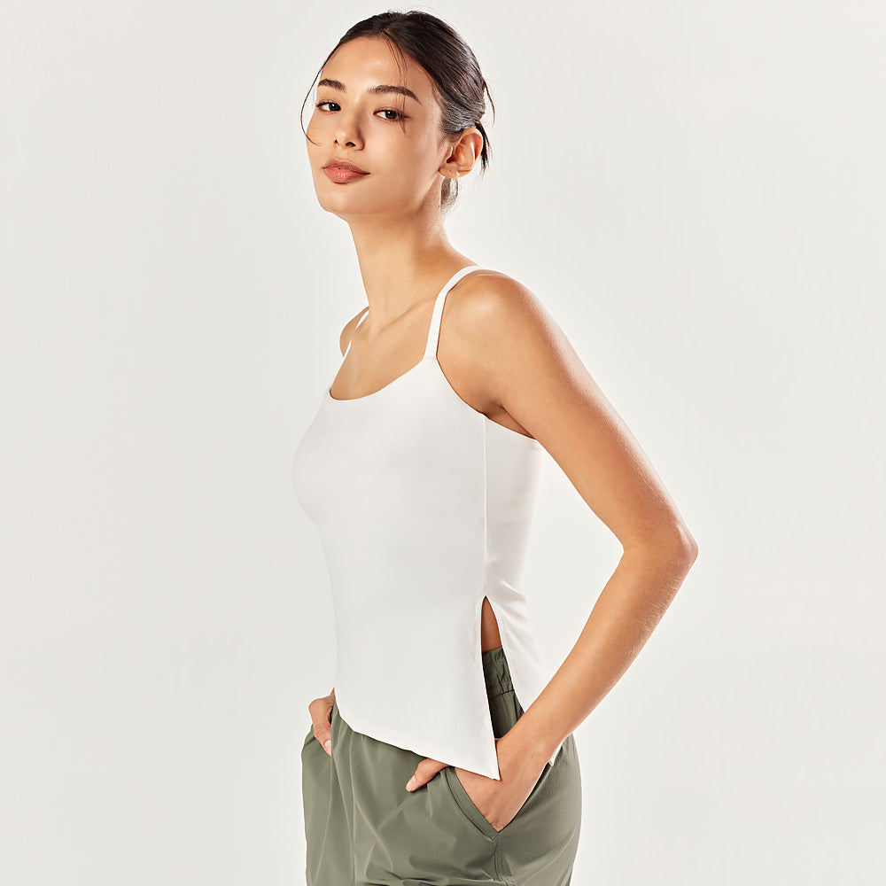 Unbalance Slit Tank Top