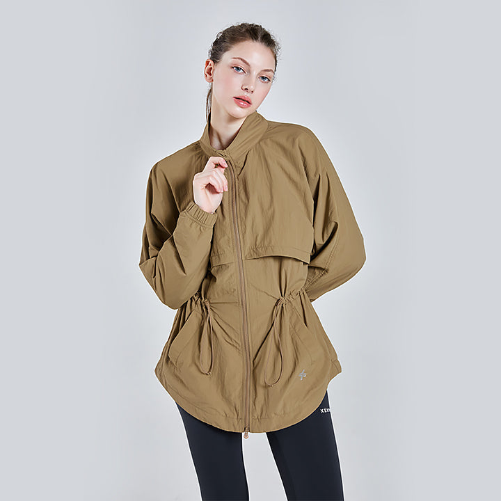 Highneck Out-String Windbreaker