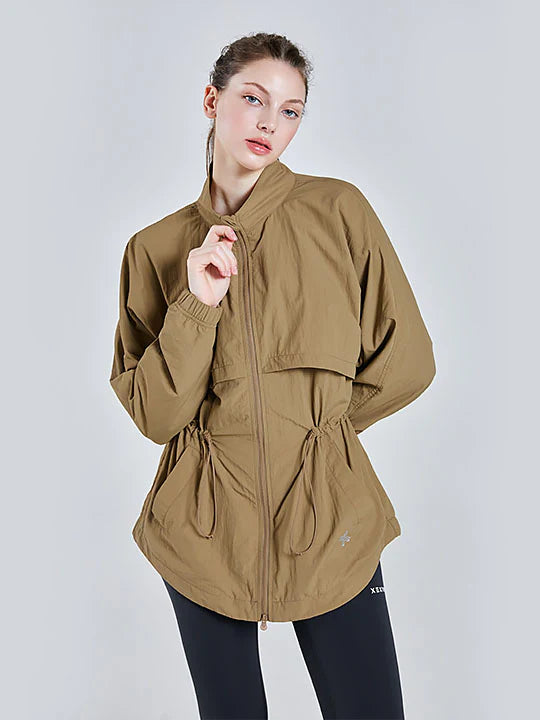 Highneck Out-String Windbreaker