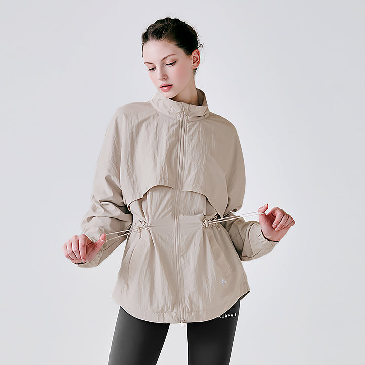 Highneck Out-String Windbreaker