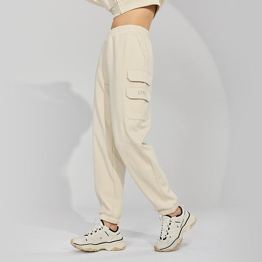 Warm Cotton Cargo Jogger Pants