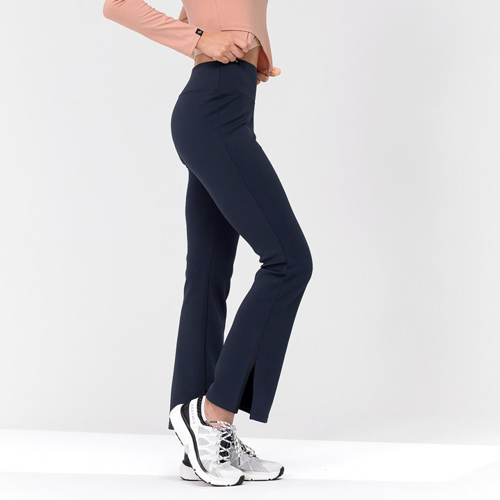 Stretch Formal Bootscut Slit Pants