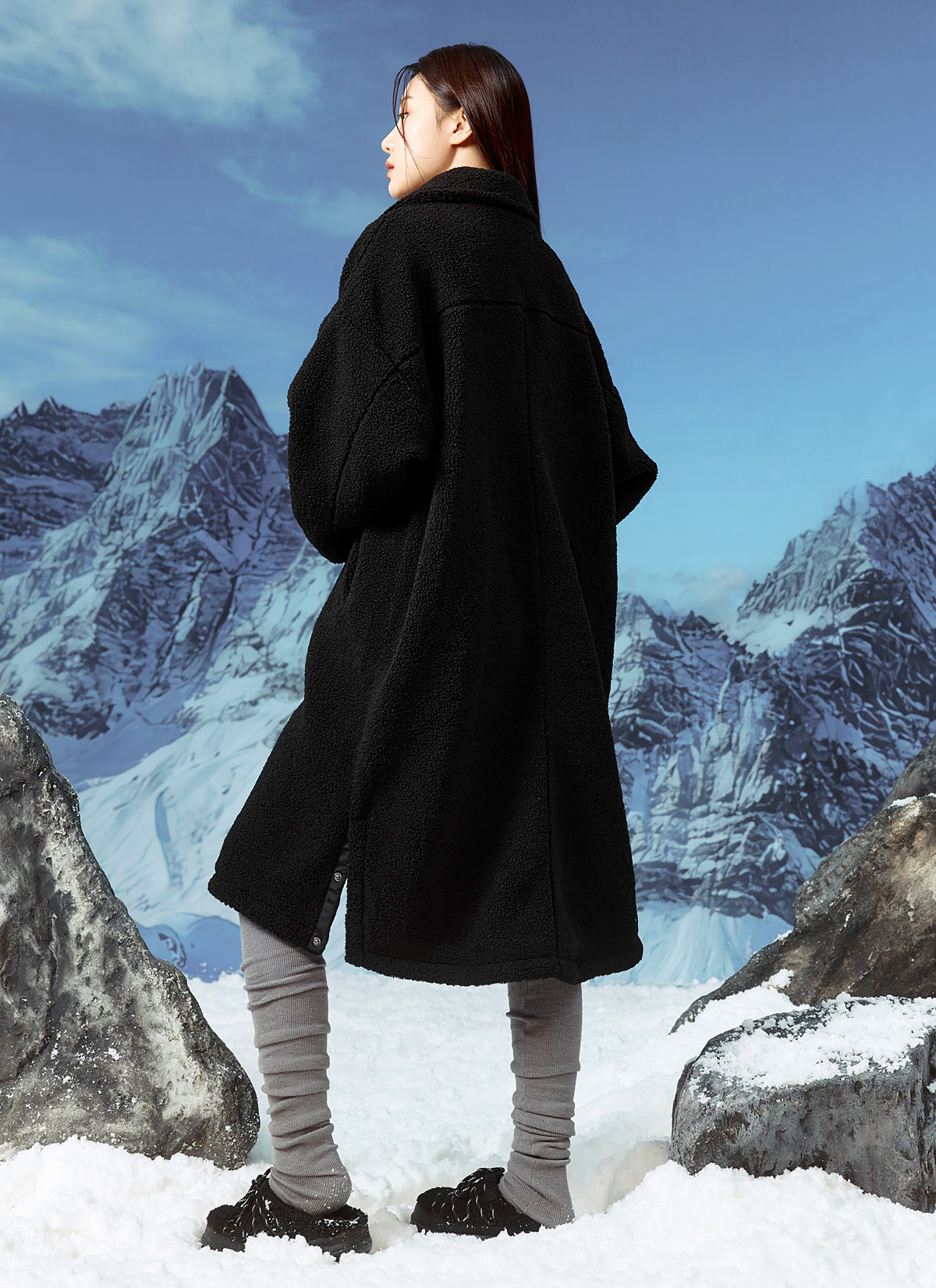 Sherpa Cozy Long Jacket