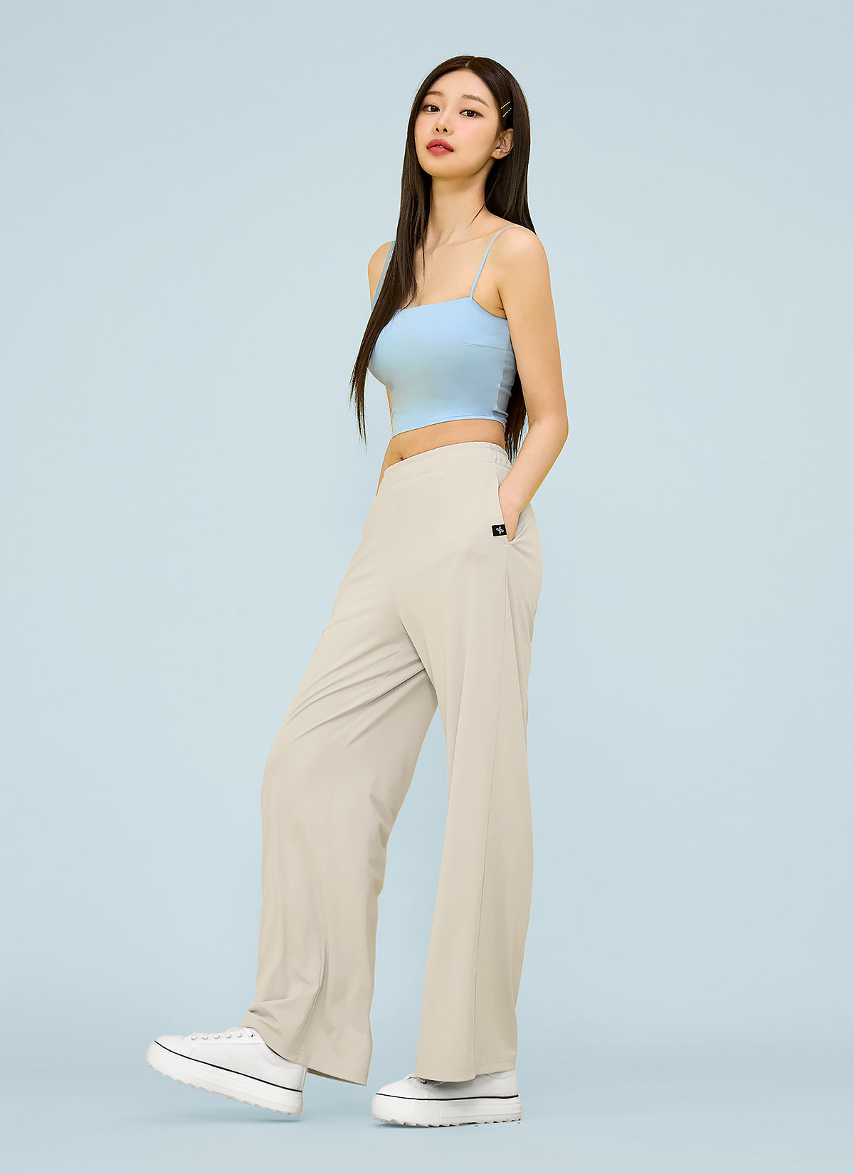 Medium Feather Cooling Wide Pants