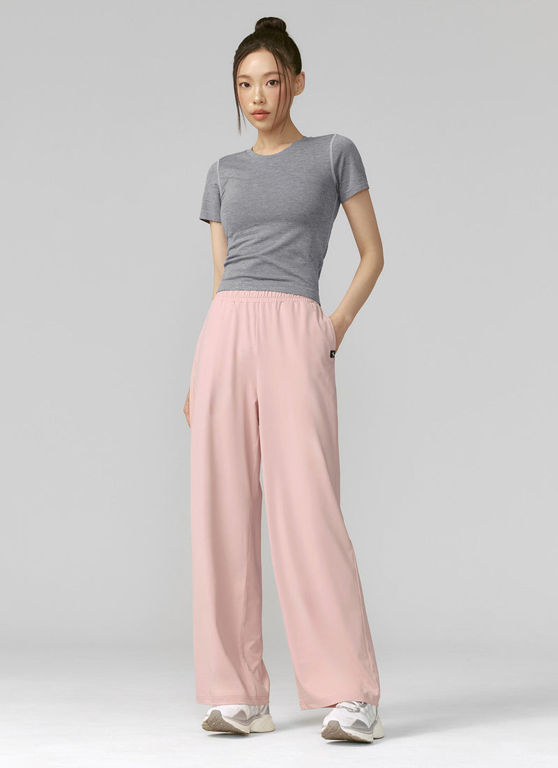 [2 FOR] Medium Feather Cooling Basic & Two-Tuck Wide Pants