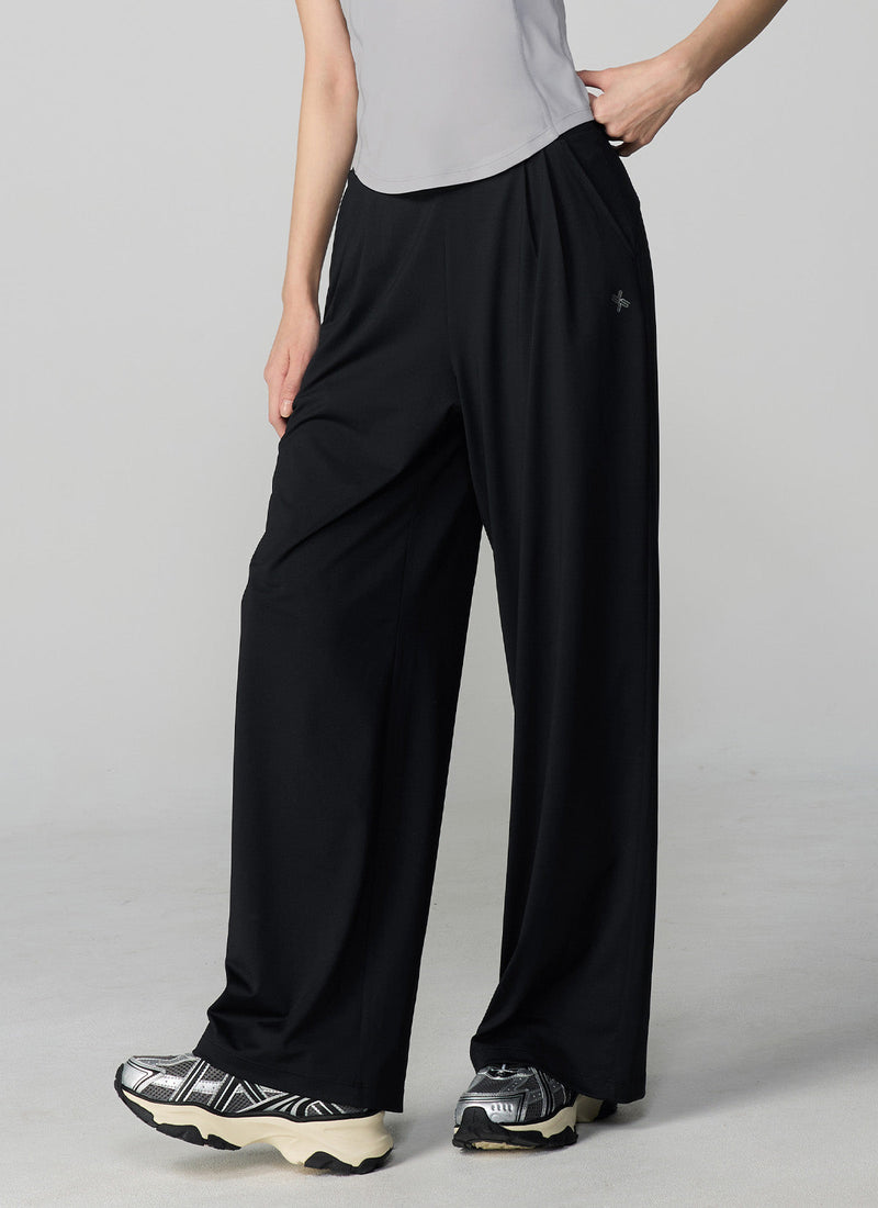 [2 FOR] Medium Feather Cooling Basic & Two-Tuck Wide Pants