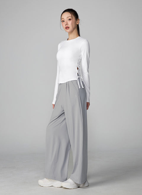 Medium Feather Cooling Two-Tuck Wide Pants