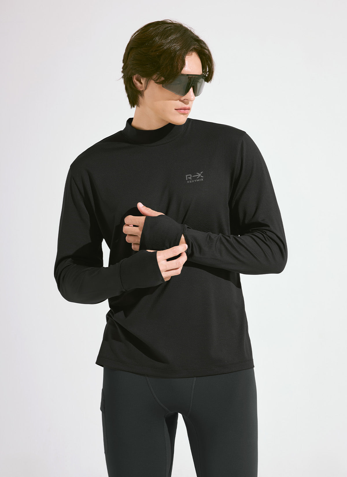 RX Mens Mock Neck Long Sleeve
