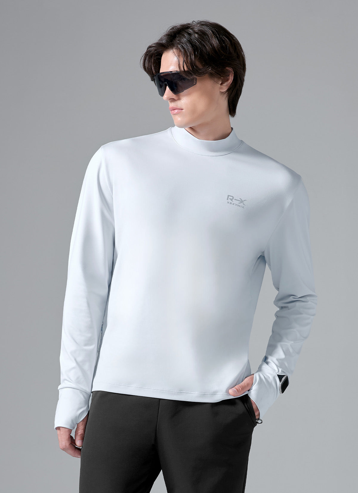 RX Mens Mock Neck Long Sleeve