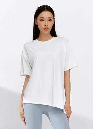 Ice Feather Light 2.0 Unbalanced Loosefit Short Sleeve