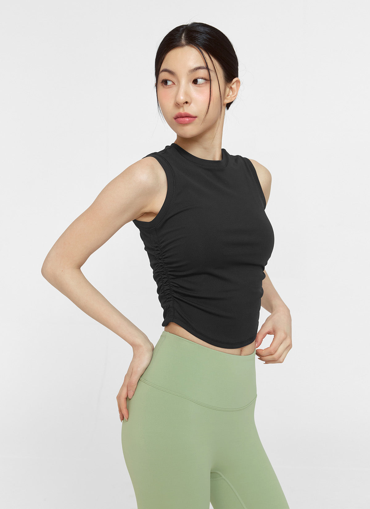 Relax Shirring Sleeveless