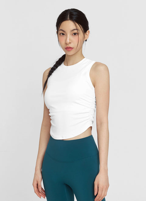 Relax Shirring Sleeveless