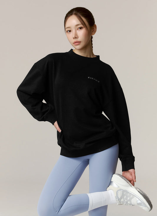 Fine Cotton Basic Sweatshirt