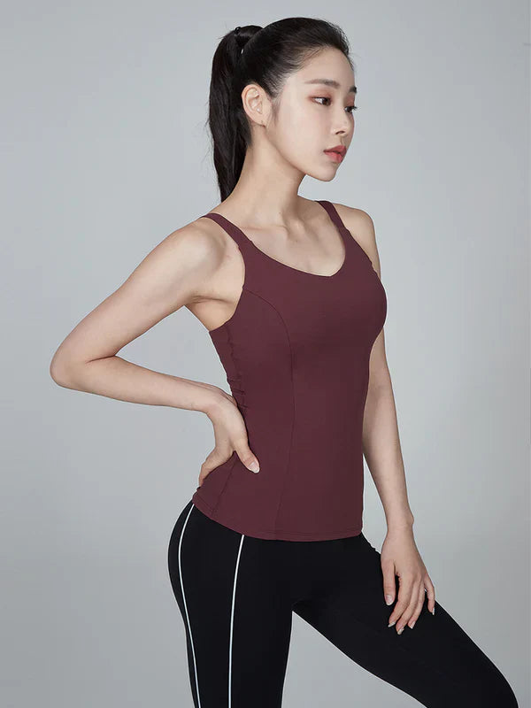 Basic Plain Yoga Top