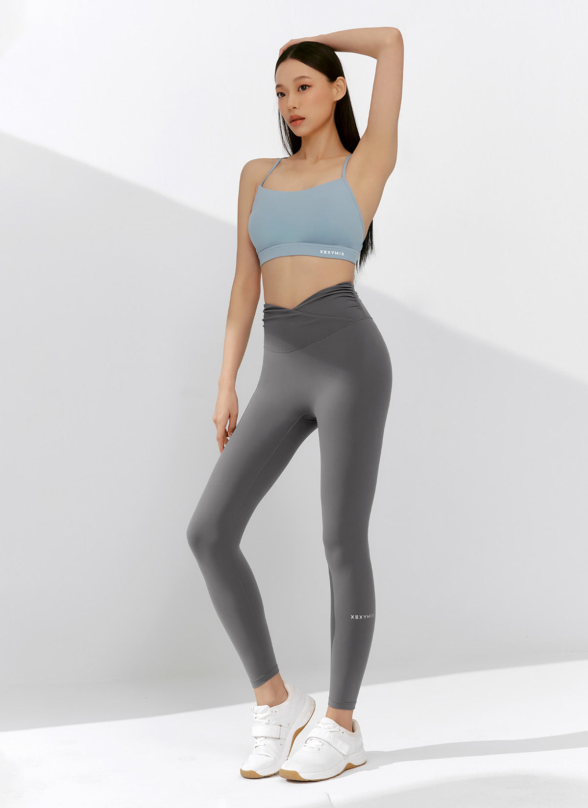 Black Label Power Rise Shirring Leggings