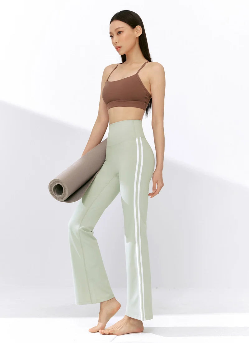 [2 FOR] Comfort Fine Track Line Boot Cut Leggings