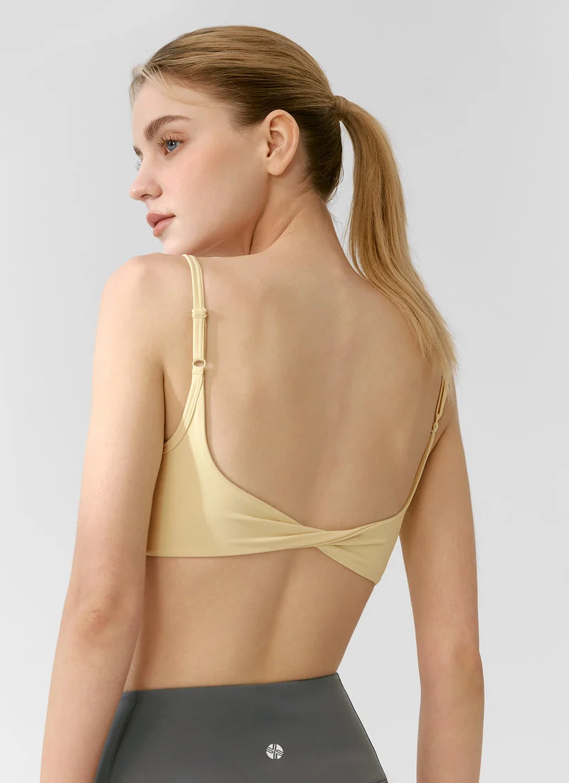 [2 FOR] Black Label Power Rise Back Twist Bra