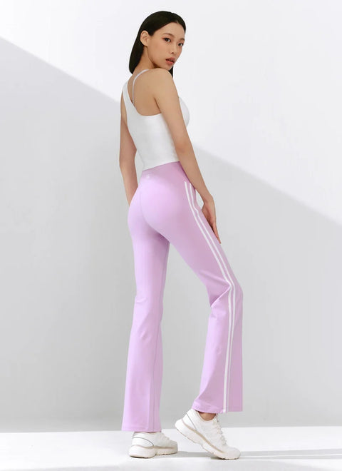 [2 FOR] Comfort Fine Track Line Boot Cut Leggings
