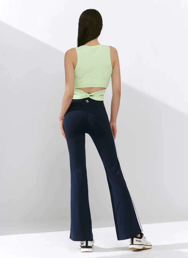 [2 FOR] Comfort Fine Track Line Boot Cut Leggings