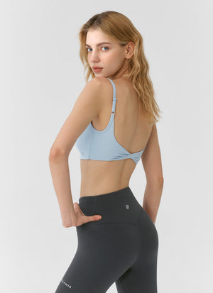 Black Label Power Rise Back Twist Bra