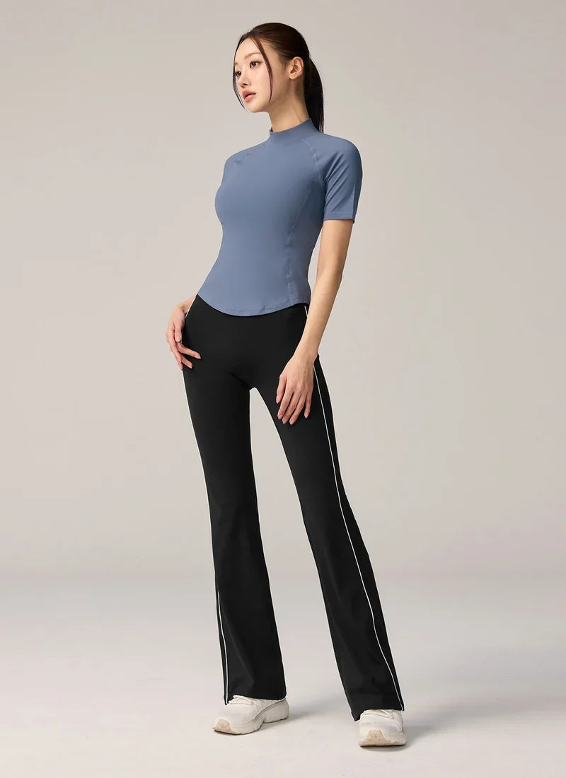 [2 FOR] Comfort Fine Piping Bootcut Leggings