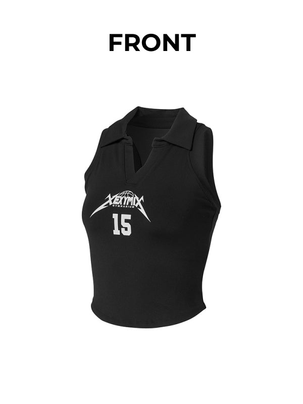 [SET] NX Open Collar & Black Label 3.5" Leggings