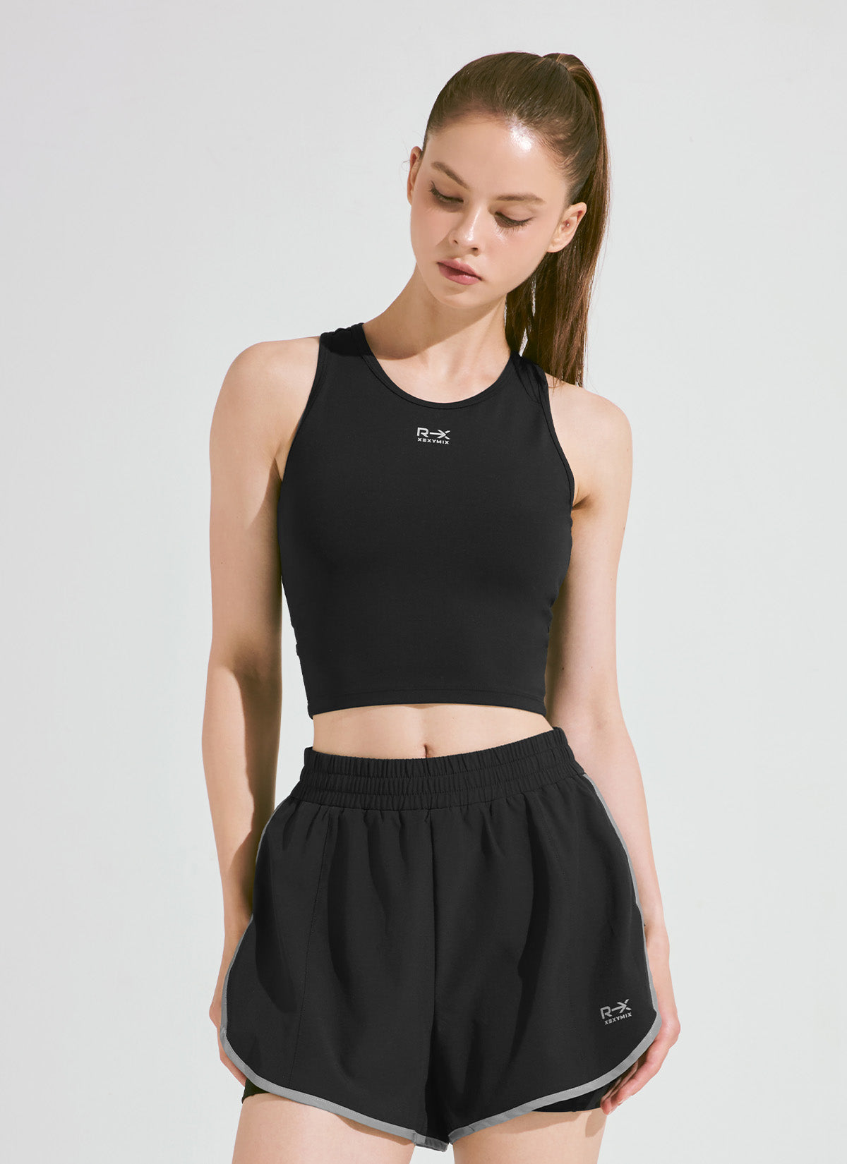RX Comfort Fine Mesh Pocket Cropped Top