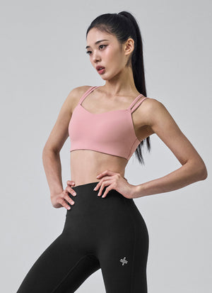 Black Label Signature Power Rise Padded Strap Bra