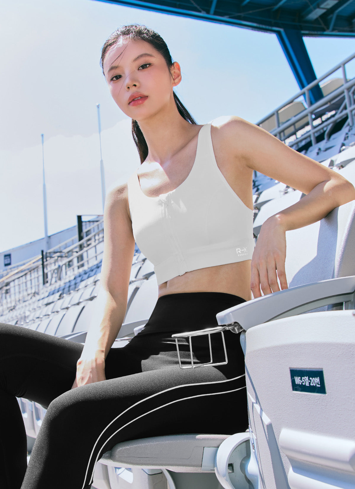 RX Black Label Power Rise High Support Zip-Up Bra