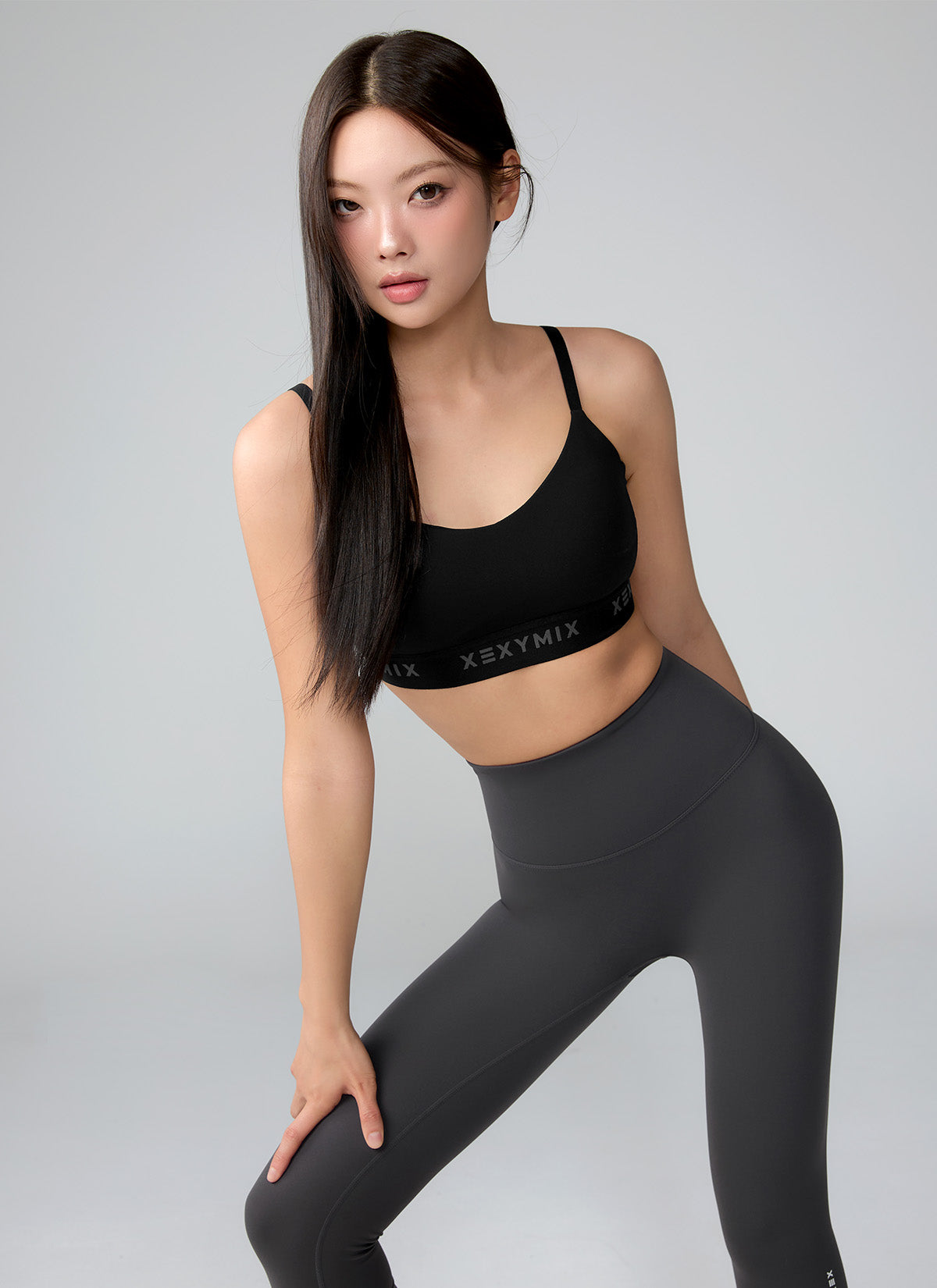 Black Label Signature Power Rise Logo Band Bra