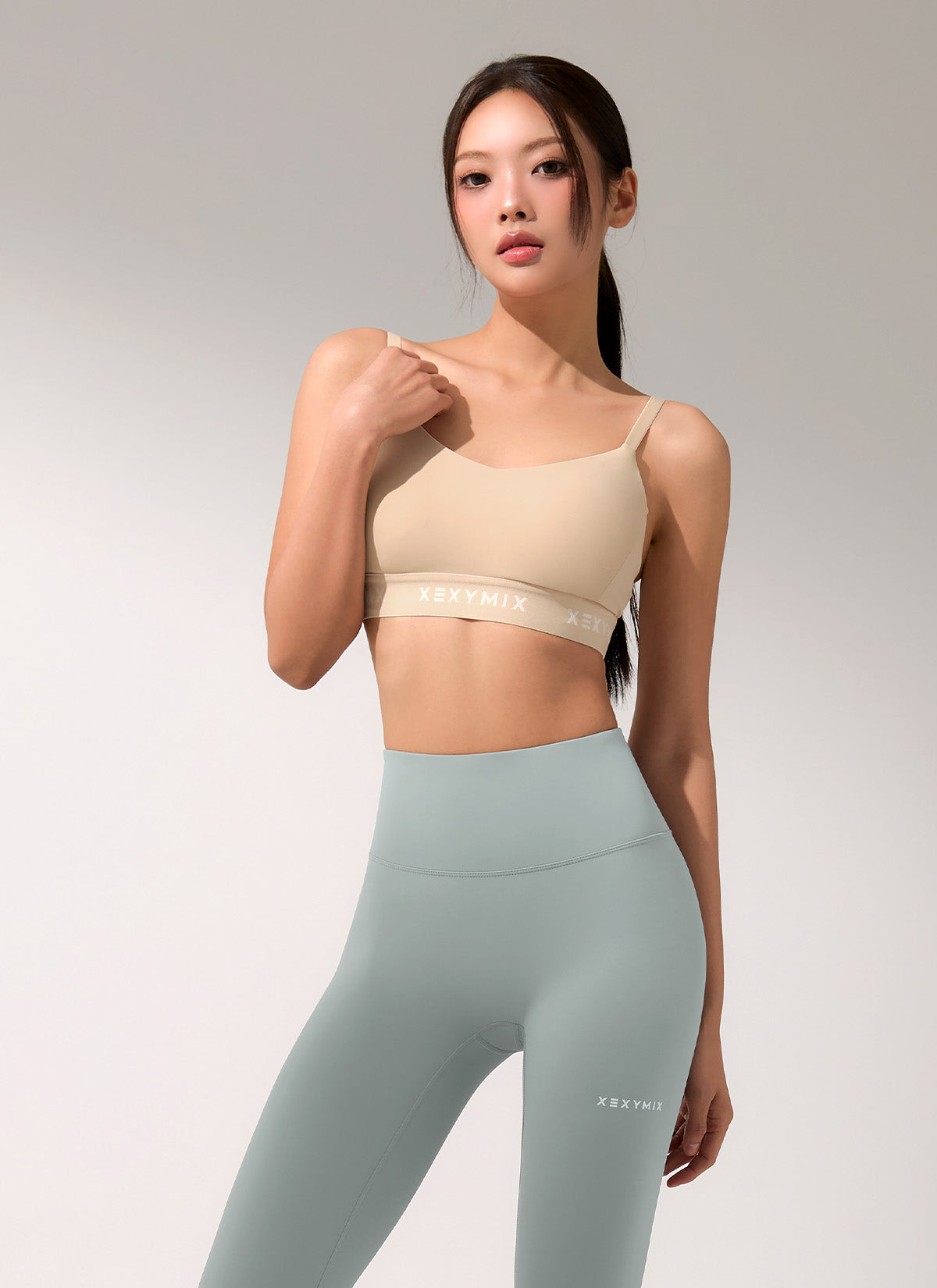 Black Label Signature Power Rise Logo Band Bra