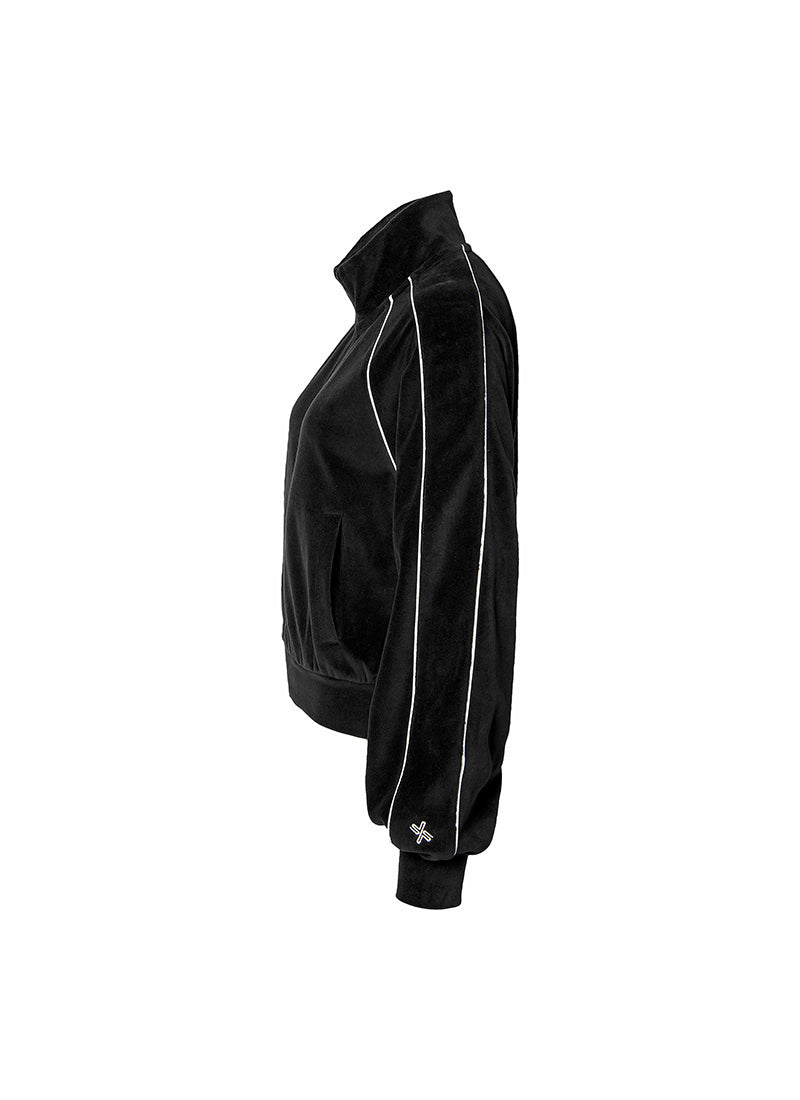 Velour Track Zip up